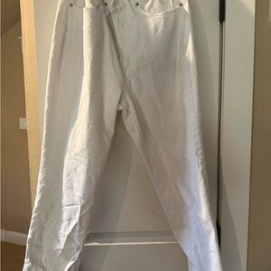 Madewell Cream-White Denim Pants
